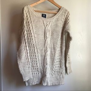 Oversized knit sweater